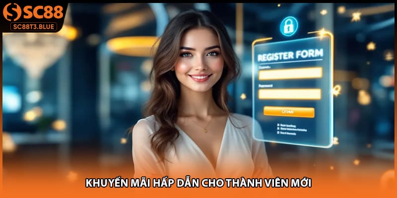 Khuyến mãi hấp dẫn cho thành viên mới
